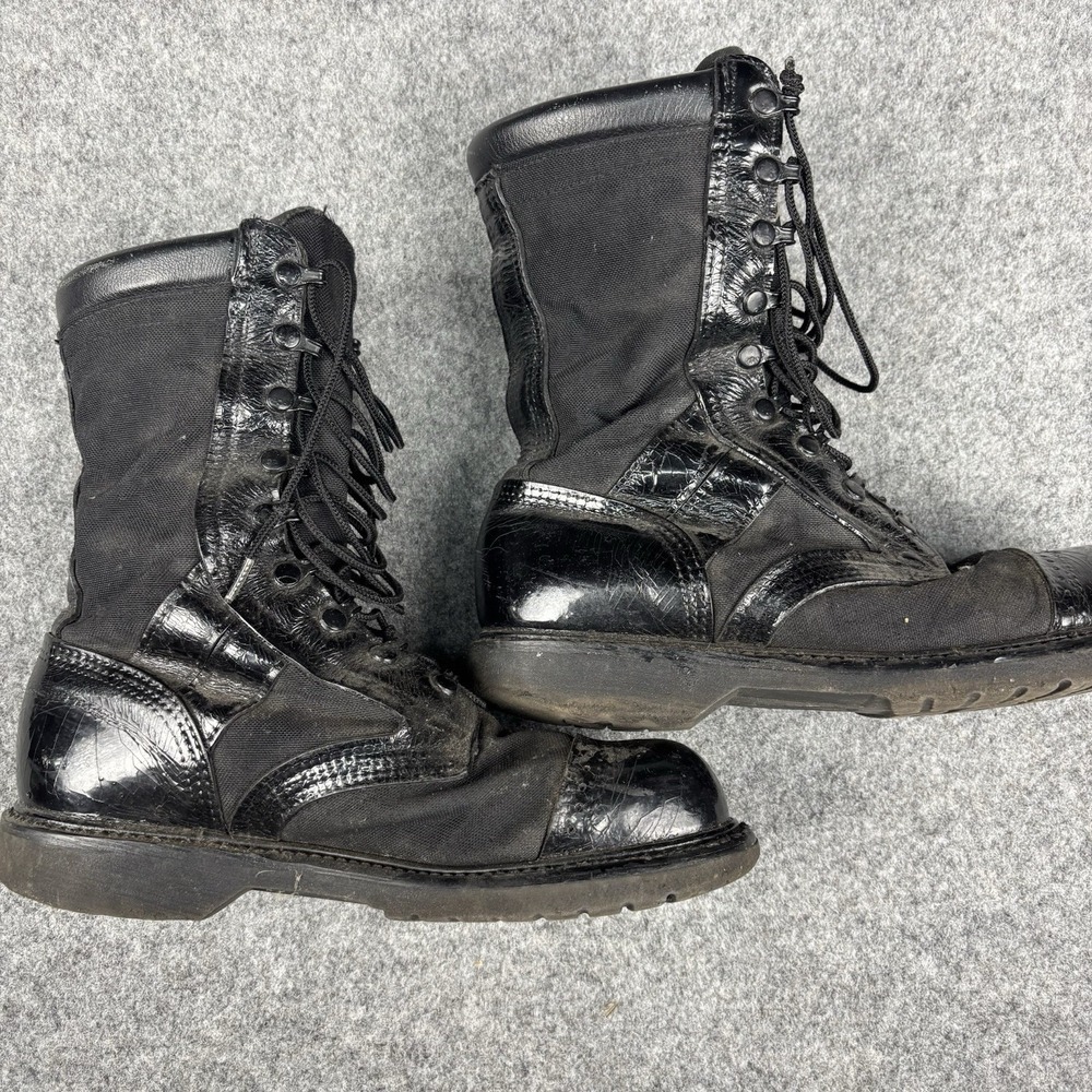Vintage Corcoran Jump Boots Mens 8 EE‎ Black Leather Combat Military USA Made